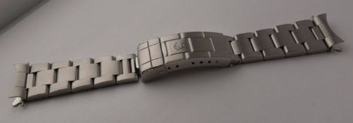 Genuine Rolex 20 mm Flip Lock Bracelet Ref 93150 w 580 suitable for 16610 14060 etc. Date code on