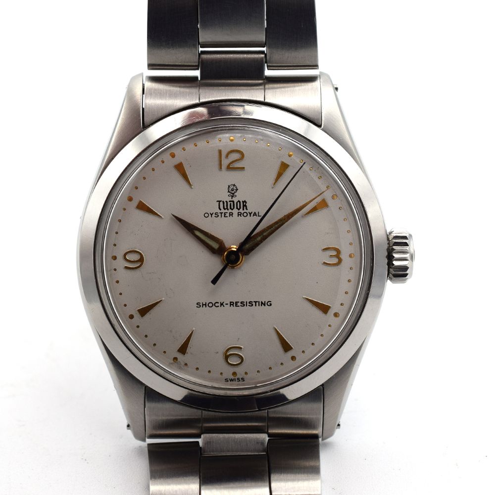 GENTLEMAN'S TUDOR OYSTER ROYAL, REF. 7934, CIRCA 1958/59, 34MM, BOX ONLY, circular white dial with - Image 6 of 13