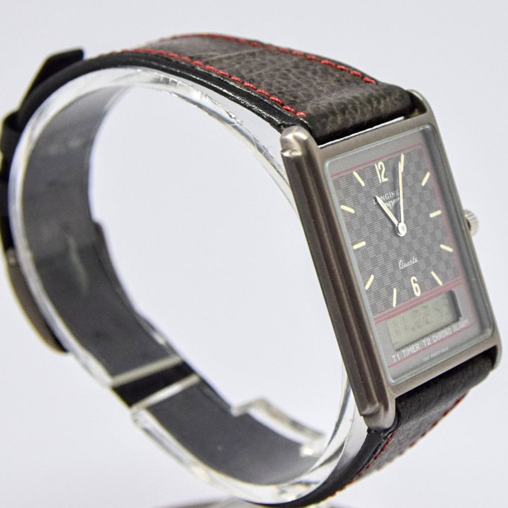 LONGINES SPLIT 5 QUARTZ DUAL DISPLAY ALARM WATCH - Image 4 of 13