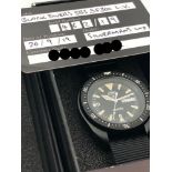 CWC SBS SF300 DIVERS WRISTWATCH, black dial with day-date, quartz movement, as new condition,