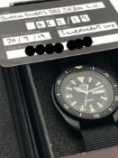 CWC SBS SF300 DIVERS WRISTWATCH, black dial with day-date, quartz movement, as new condition,