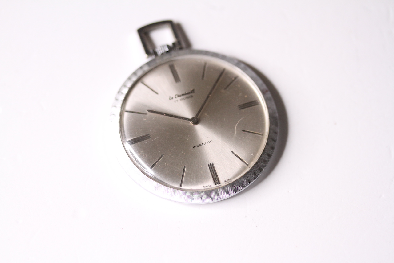 *TO BE SOLD WITHOUT RESERVE* TWO VINTAGE POCKET WATCHES, two pocket watches, one stainless steel - Image 2 of 5