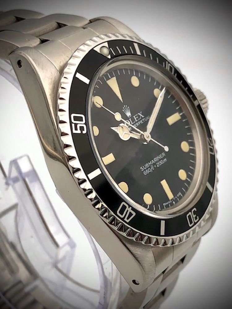 ROLEX SUBMARINER MAXI DIAL REF 5513 W/BOX, maxi mk5 dial with matching hands, with original long - Image 3 of 13