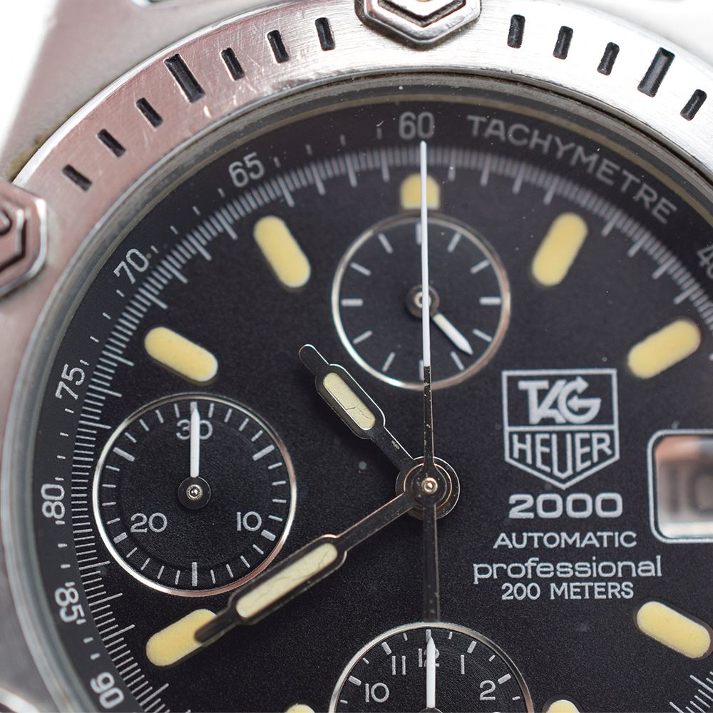 GENTLEMAN'S TAG HEUER 2000 AUTOMATIC CHRONOGRAPH, ETA CAL. 2892-A2, 38MM, JANUARY 2004, BOX & - Image 7 of 9