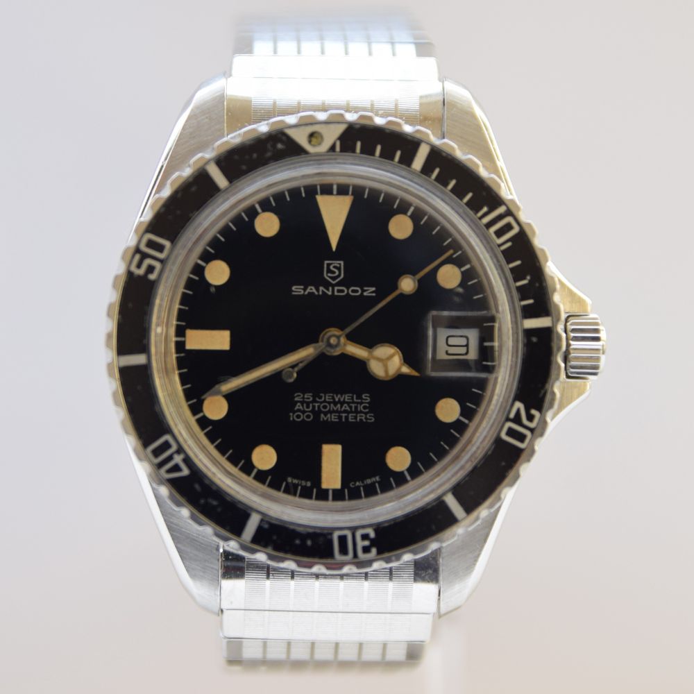 SANDOZ SWISS DIVERS SUBMARINER-STYLE WRISTWATCH - Image 2 of 12