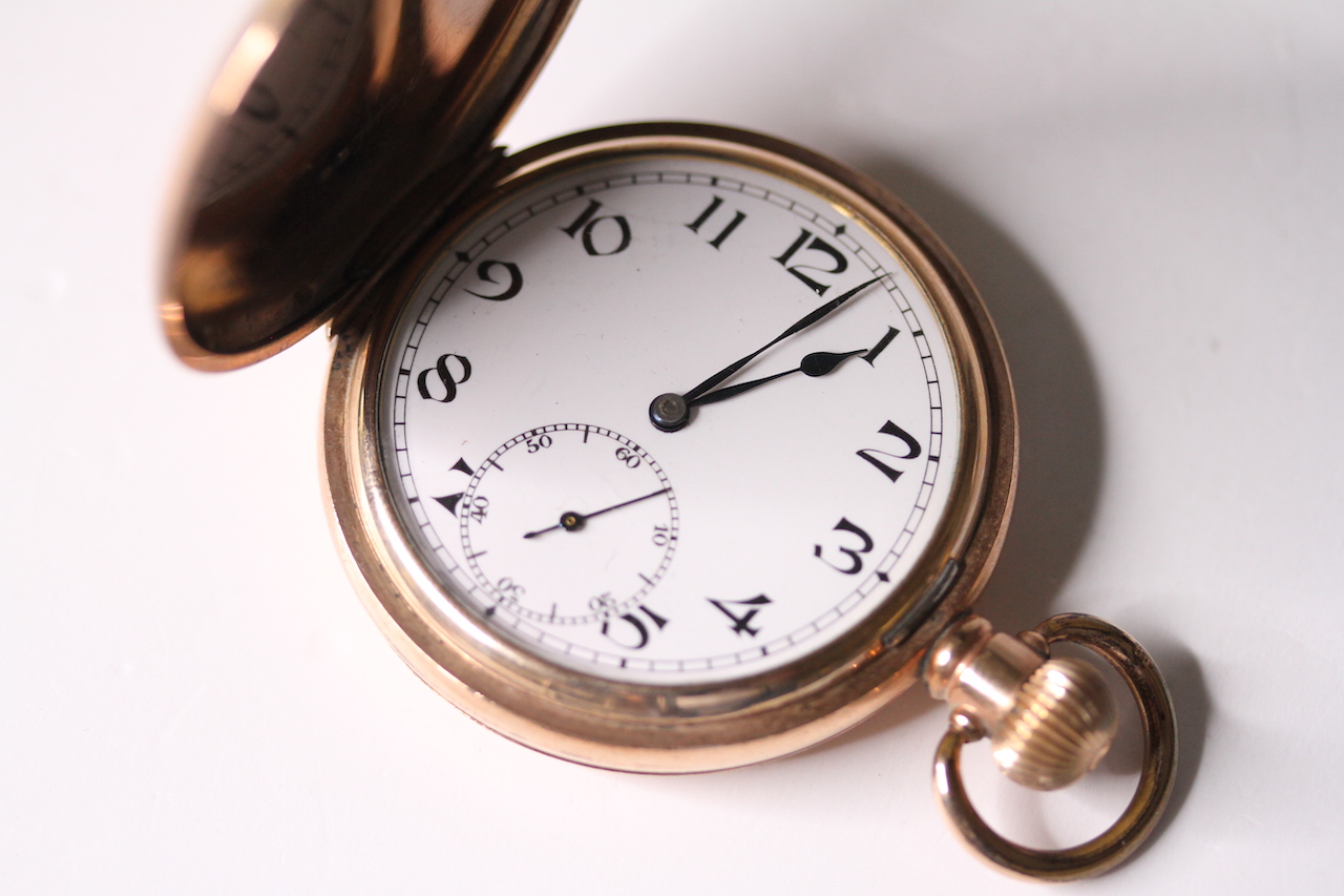 *TO BE SOLD WITHOUT RESERVE* TWO VINTAGE POCKET WATCHES, two pocket watches, one stainless steel - Image 4 of 5