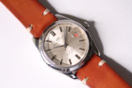 VINTAGE TUDOR PRINCE OYSTERDATE 1968 REFERENCE 7966/0, circular sunburst silver dial with baton hour