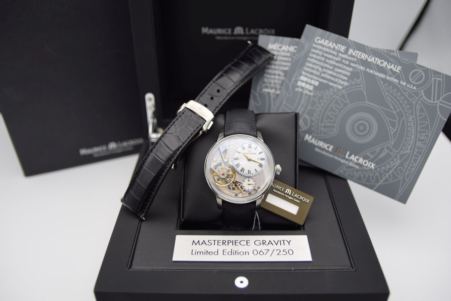 GENTLEMAN'S MAURICE LACROIX MATERPIECE GRAVITY LIMITED EDITION, AUTOMATIC MANUFACTURE ML230, - Image 5 of 8