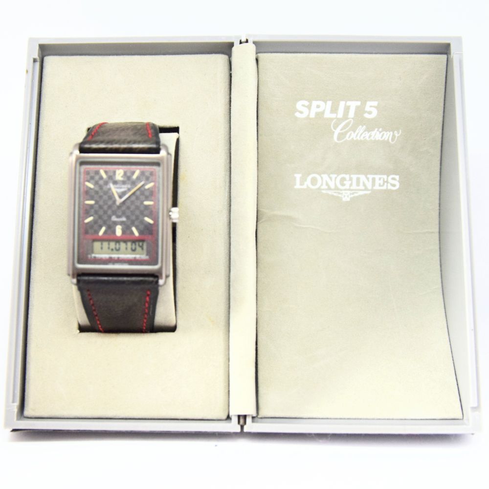 LONGINES SPLIT 5 QUARTZ DUAL DISPLAY ALARM WATCH - Image 11 of 13