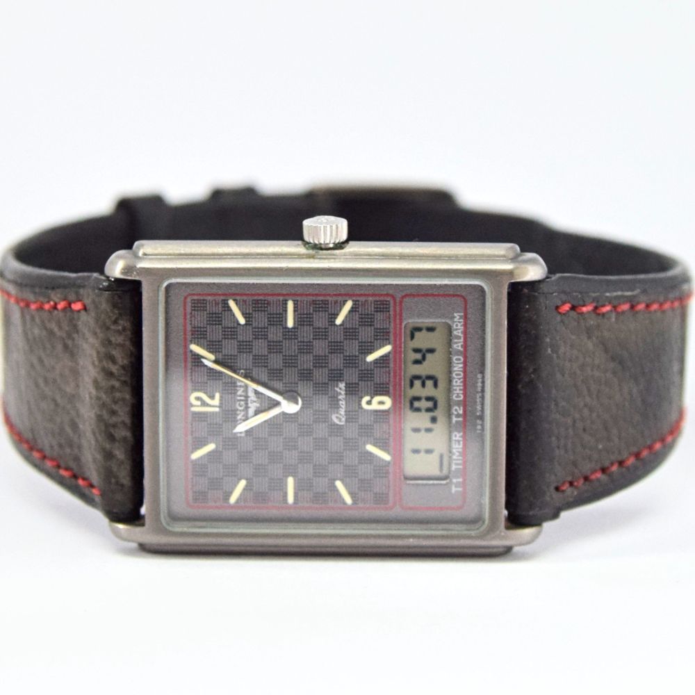 LONGINES SPLIT 5 QUARTZ DUAL DISPLAY ALARM WATCH - Image 7 of 13