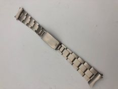 Rolex 7835 folded link bracelet dated 1/71 with 361 end links (19mm for daytona and explorer and