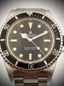 ROLEX SUBMARINER MAXI DIAL REF 5513 W/BOX, maxi mk5 dial with matching hands, with original long