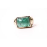 Emerald Ring, continental, size M