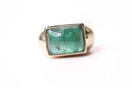 Emerald Ring, continental, size M