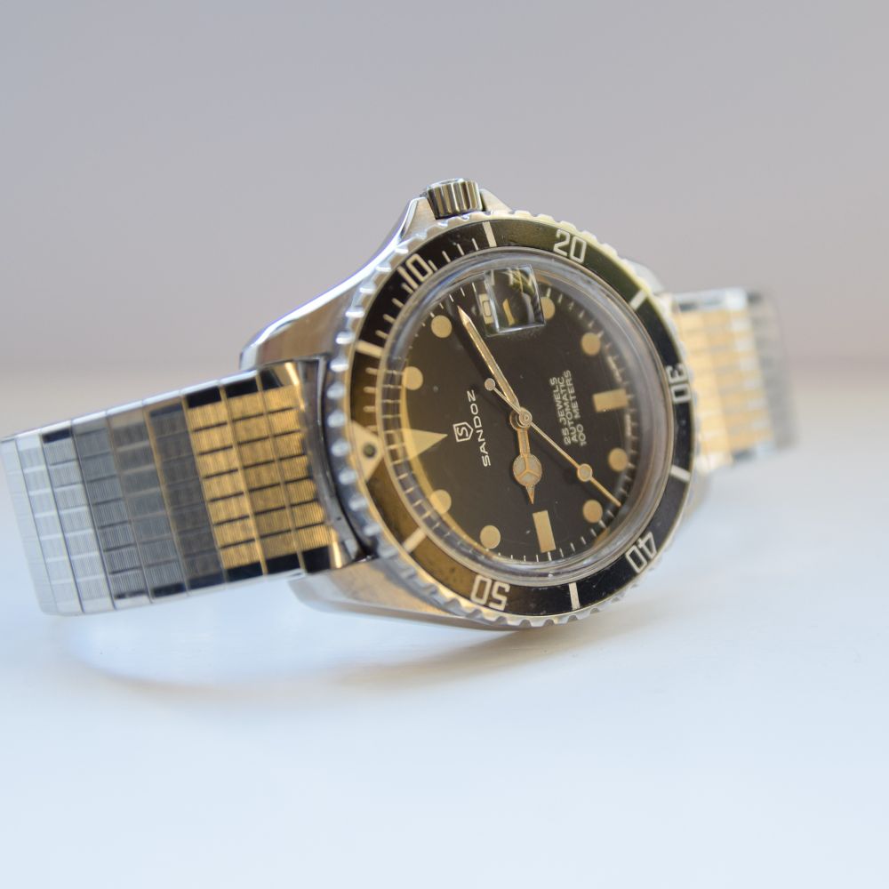 SANDOZ SWISS DIVERS SUBMARINER-STYLE WRISTWATCH - Image 8 of 12