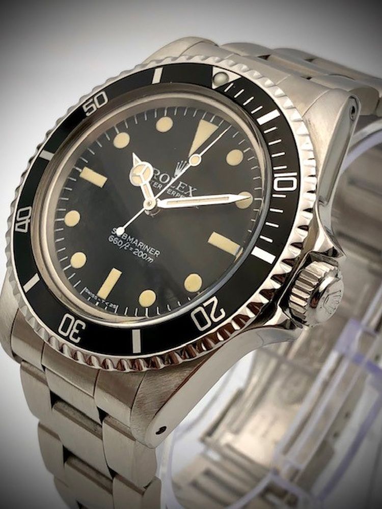 ROLEX SUBMARINER MAXI DIAL REF 5513 W/BOX, maxi mk5 dial with matching hands, with original long - Image 4 of 13