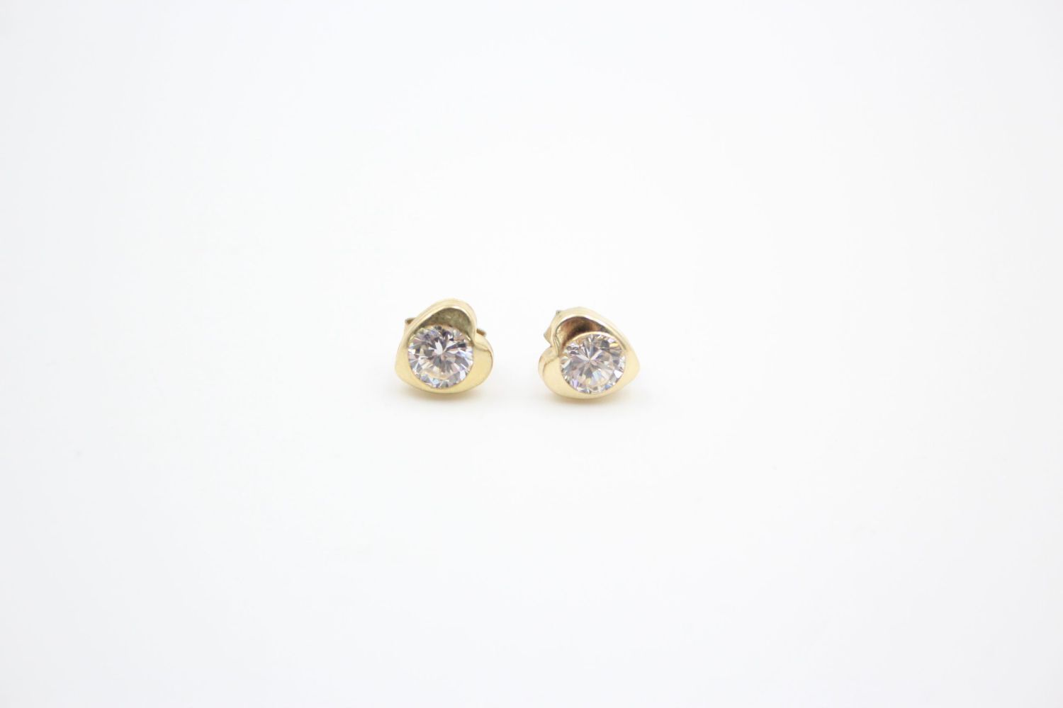2 x 9ct gold gemstone stud earrings 1.6 grams gross - Image 6 of 10