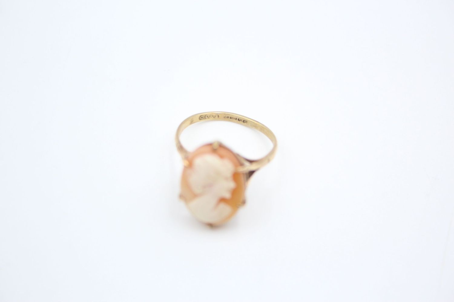 2 x 9ct gold cameo rings 4.9 grams gross - Image 5 of 11