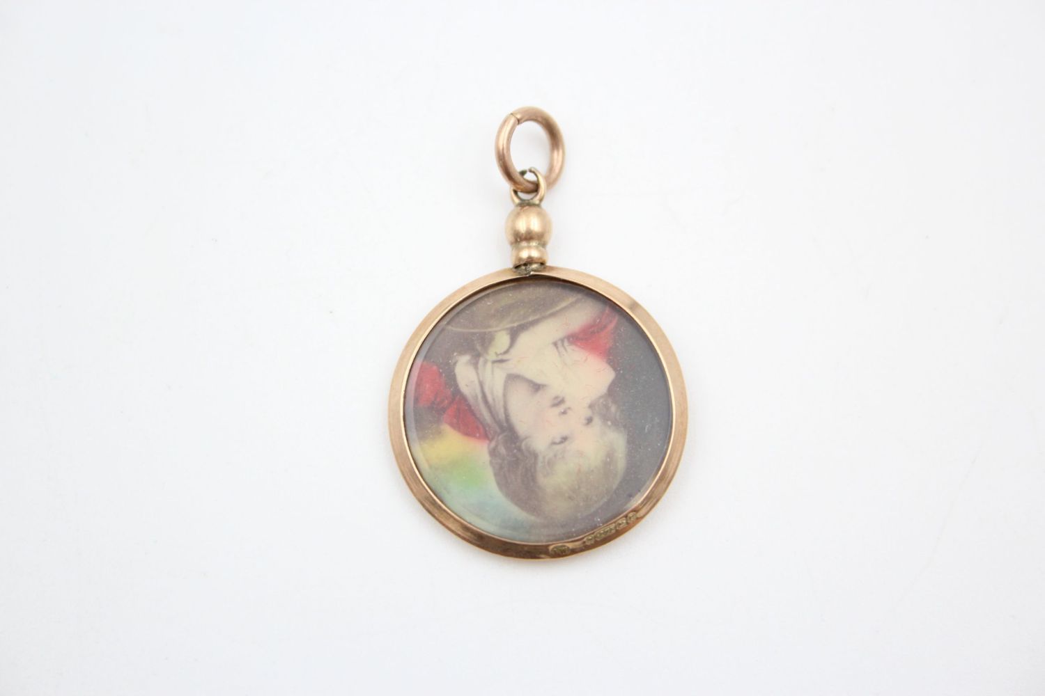 Vintage 9ct Gold frame photo locket 2.9 grams gross