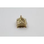 14ct gold opening house charm / pendant 3.4 grams gross