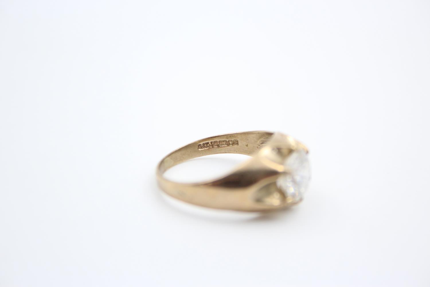 9ct Gold gemstone ring 4.2 grams gross - Image 4 of 5