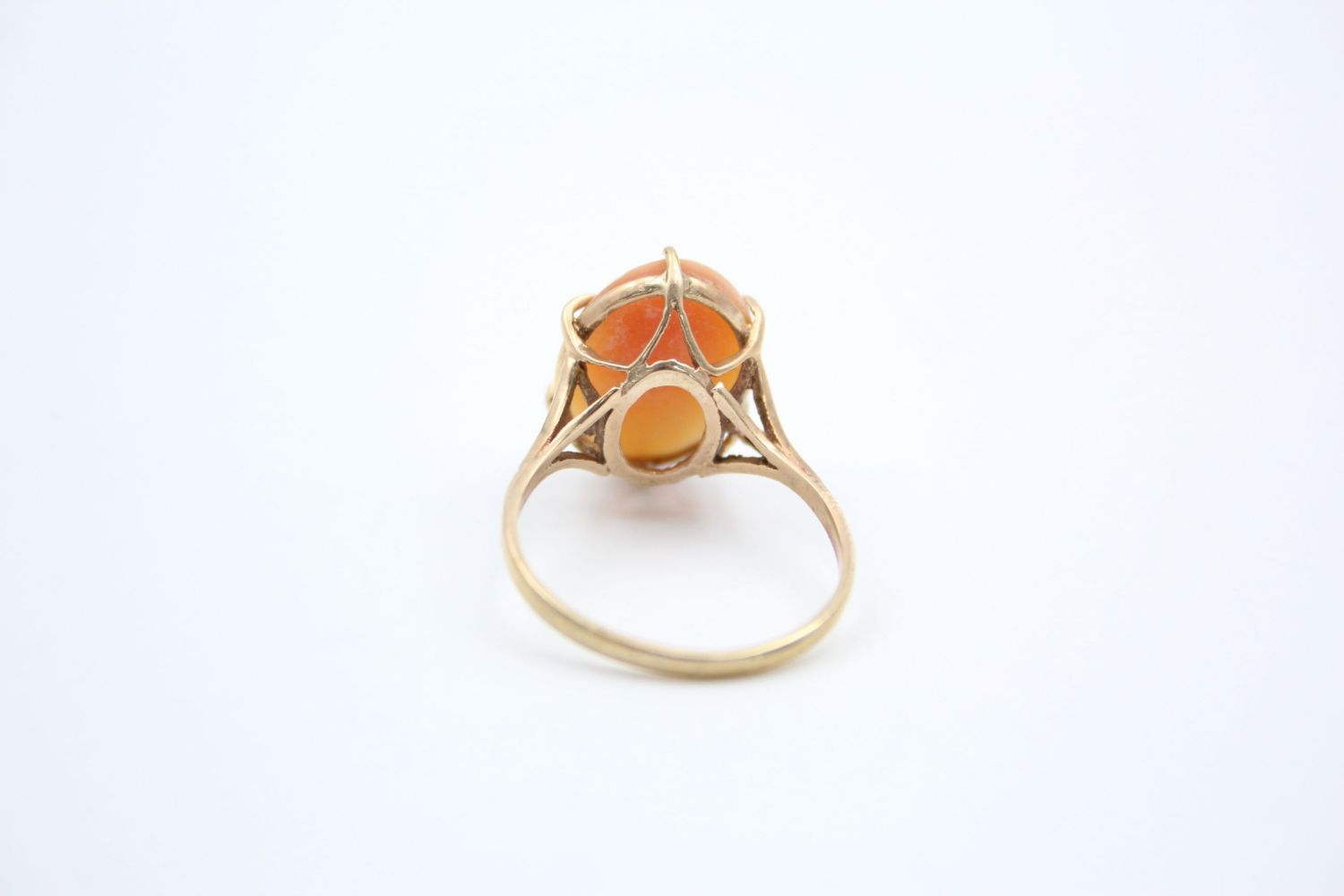 2 x 9ct gold cameo rings 4.9 grams gross - Image 4 of 11