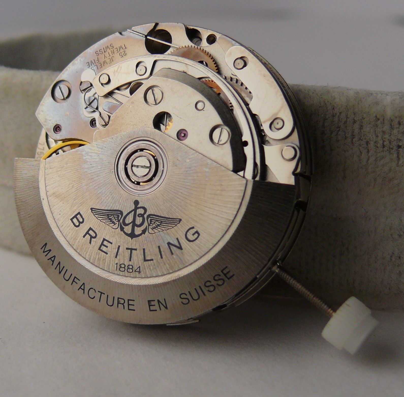 Vintage Breitling Chronograph Valjoux 7750 Movement. Although recent service history is unknown, - Image 3 of 4