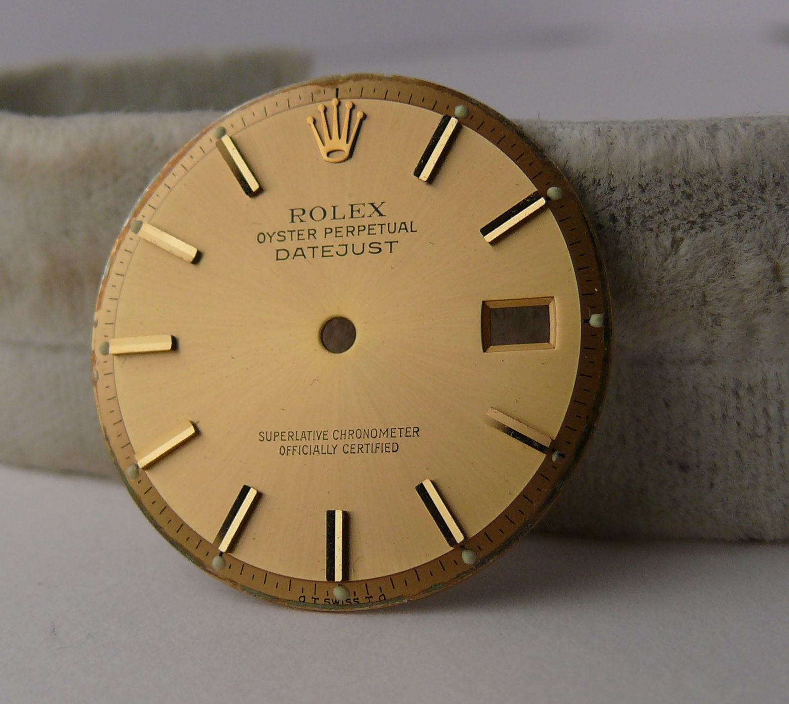 Vintage Gents Rolex Oyster Perpetual Datejust Dial 16014 16030 16234 16220. Please note dial is in - Image 3 of 6