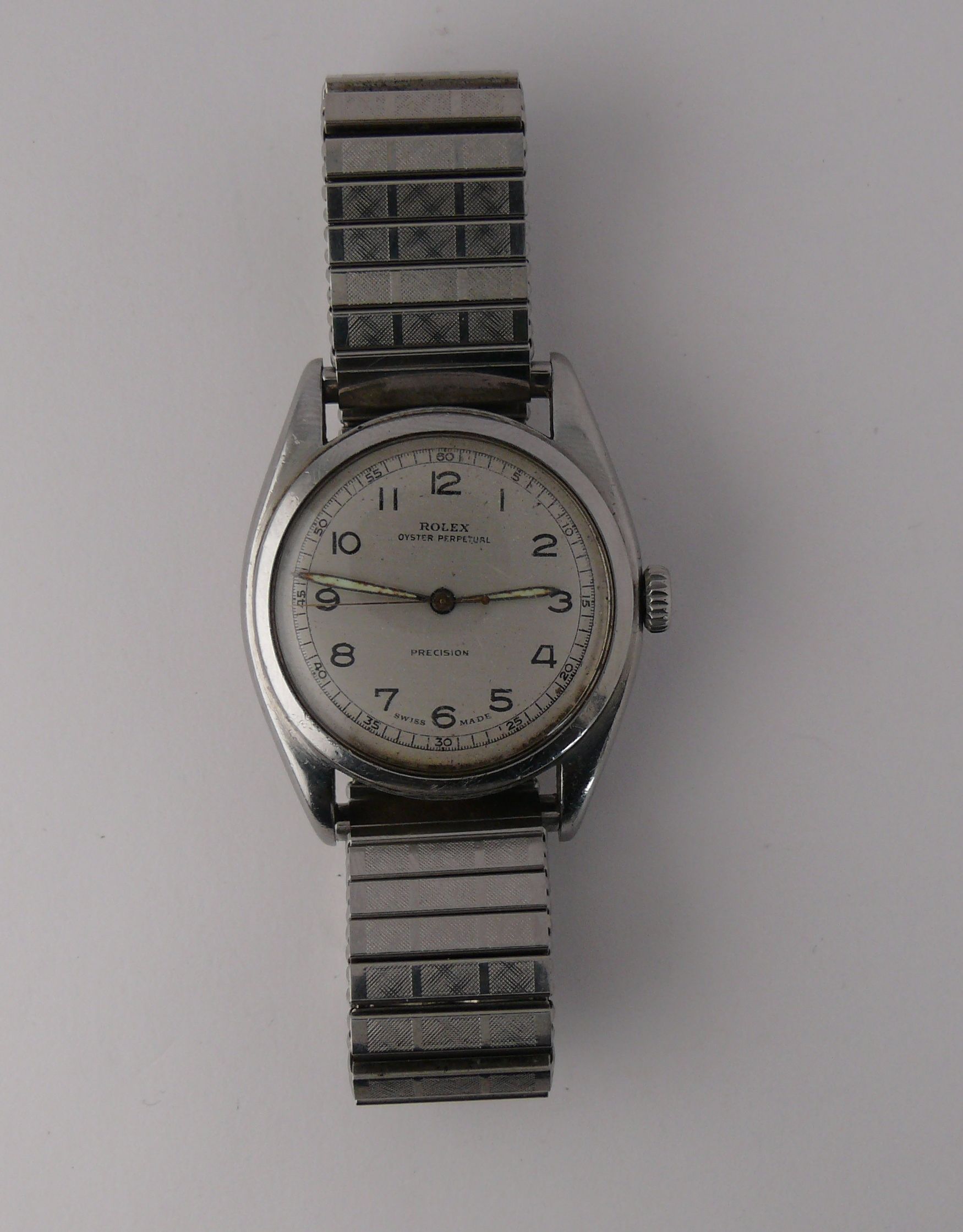 1950s Vintage Rolex Pre Explorer Wristwatch ref 6098. Original dial seems to have been restored - Image 16 of 17