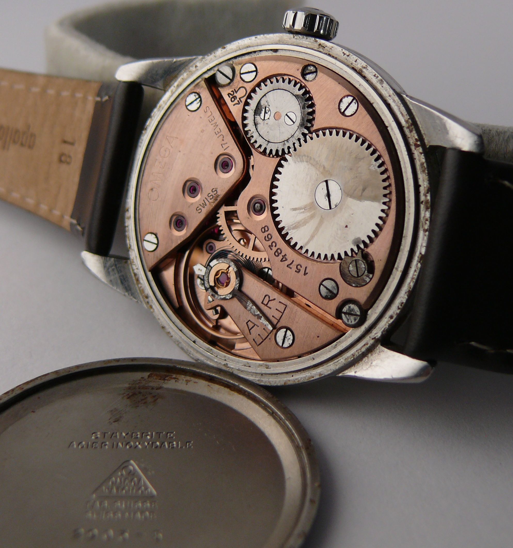 1959 Vintage Gents Omega Geneva Manual Wind Wristwatch Ref 2903. Original dial shows even patina - Image 6 of 7