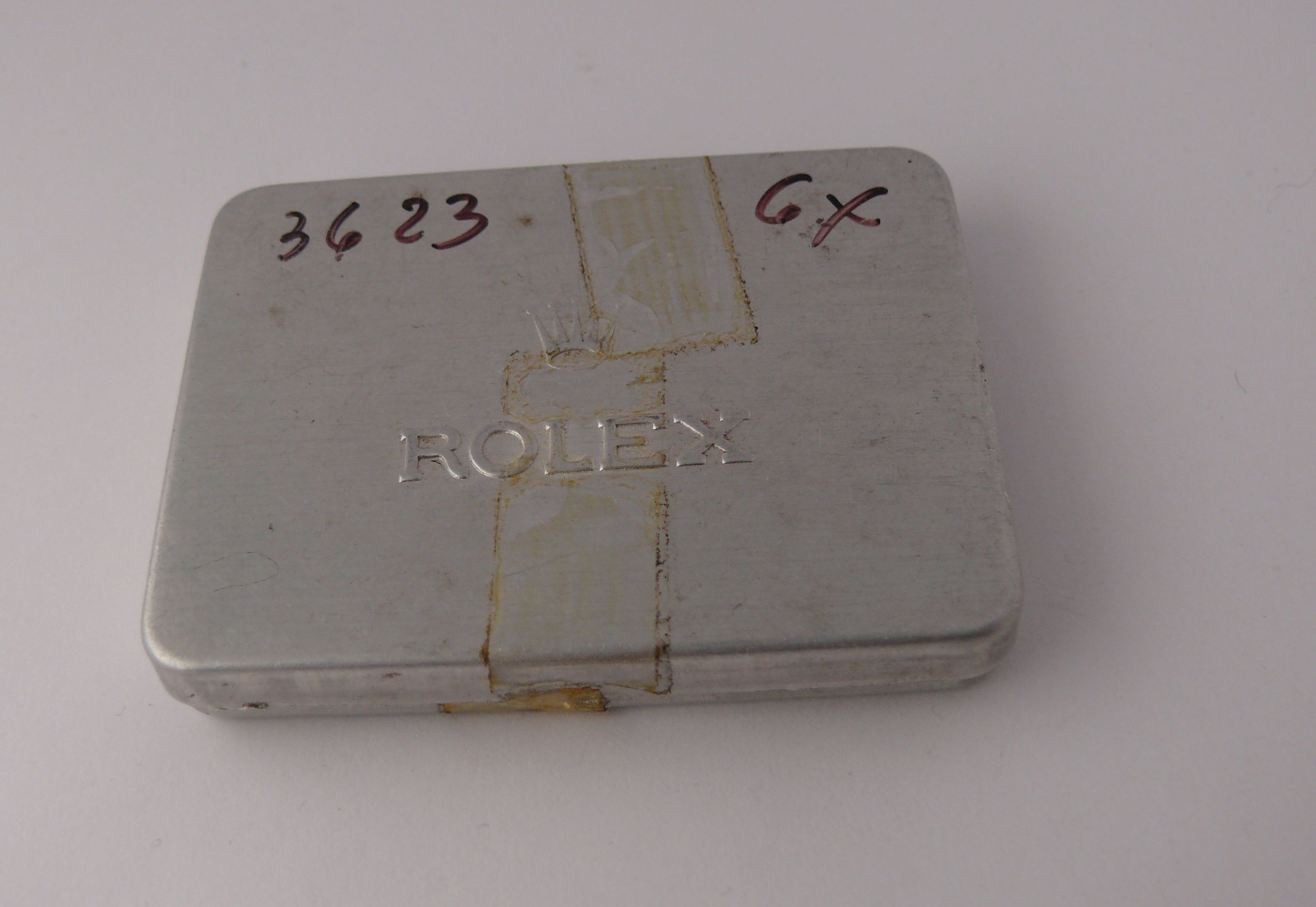 large rolex vintage parts tiffen box