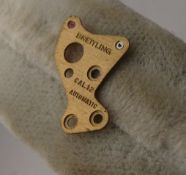 Vintage Breitling calibre 12 Movement Bridge. This is in used condition, as can be seen from the