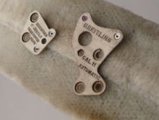 Vintage Breitling calibre 11 Movement Bridge. Both are in used condition, as can be seen from the