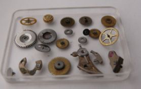 JOB LOT of Vintage Rolex Bubble Back Movement Parts.