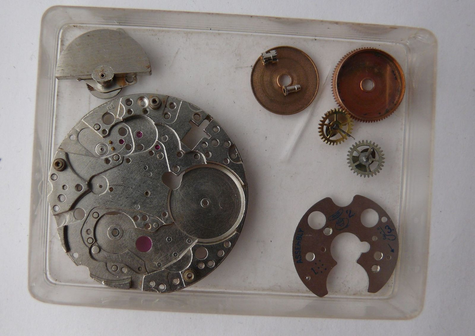 Assorted Vintage Breitling Chronograph Calibre 11 12 Movement Parts Job Lot. Suitable for projects.