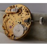 Incomplete Vintage Breitling calibre 12 Movement for Parts projects or restorations.