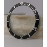 rolex 5513 bezel insert c 1970s