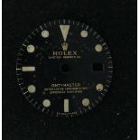 1960s Vintage Rolex GMT Gilt Gloss Dial Ref 1675. Please note this dial has some tritium missing,