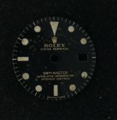 1960s Vintage Rolex GMT Gilt Gloss Dial Ref 1675. Please note this dial has some tritium missing,