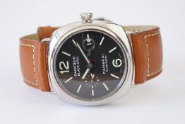 GENTLEMENS PANERAI RADIOMIR BLACK SEAL LTD EDITION WRISTWATCH 1262/1500 REF. OP 6714, circular black