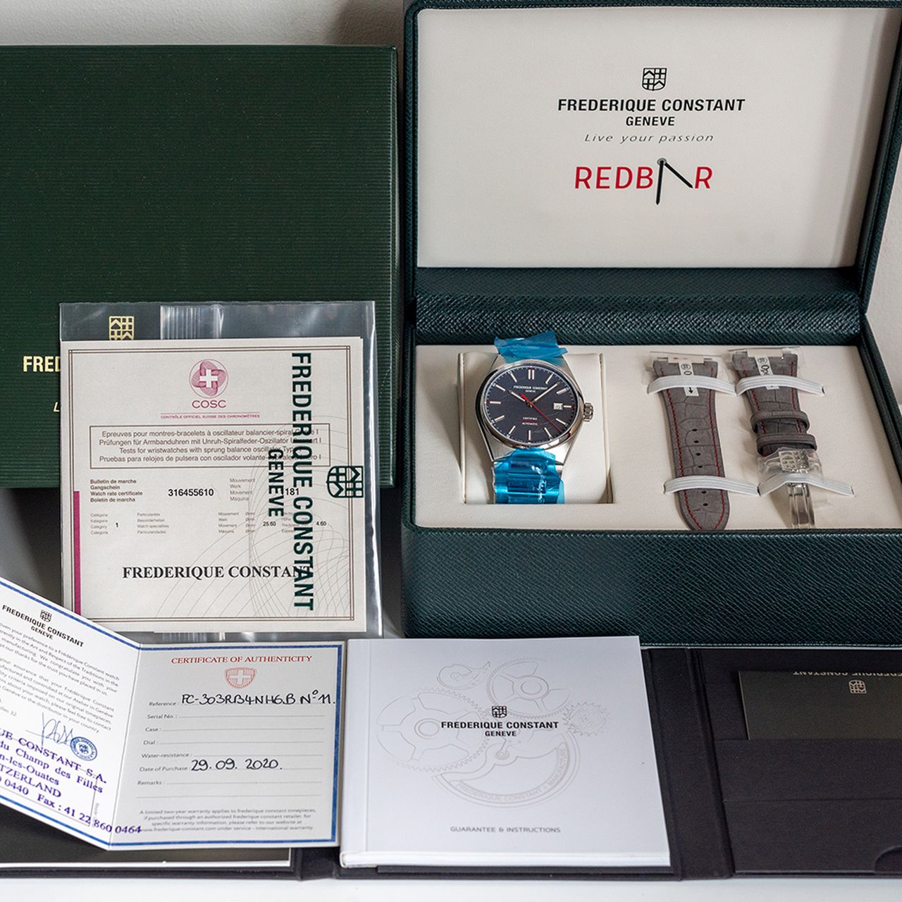 GENTLEMAN'S UNWORN FREDERIQUE CONSTANT HIGHLIFE, REF. FC-303RB4NH6B, REDBAR LIMITED EDITION OF - Image 3 of 10