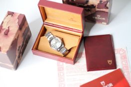 VINTAGE TUDOR OYSTER PRINCE DAY-DATE BOX AND PAPERS 1985 REF 70170, circular sunburst silver dial