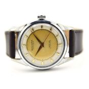 *TO BE SOLD WITHOUT RESERVE*GENTLEMAN'S RODANIA SECTOR TEXTURED DIAL FANCY LUGS, CIRCA. 1950S,