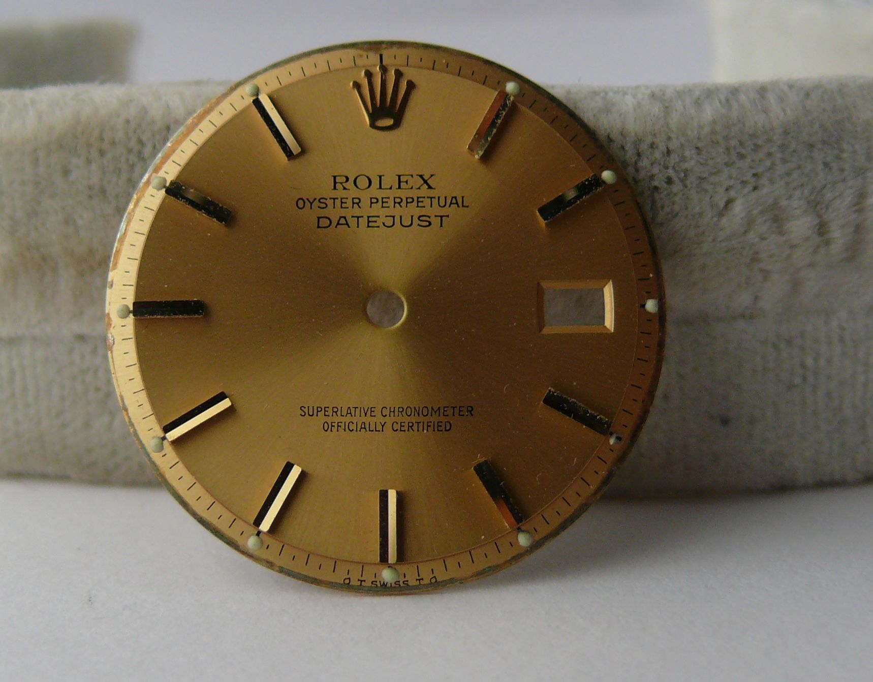 Vintage Gents Rolex Oyster Perpetual Datejust Dial 16014 16030 16234 16220. Please note dial is in - Image 5 of 6