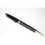 MONTBLANC MEISTERSTUCK PENCIL, black case with yellow gold accents, pencil led in tact and the