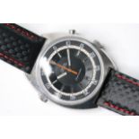 OMEGA SEAMASTER CHRONOSTOP, circular black dial with a white outer minutes track, inner
