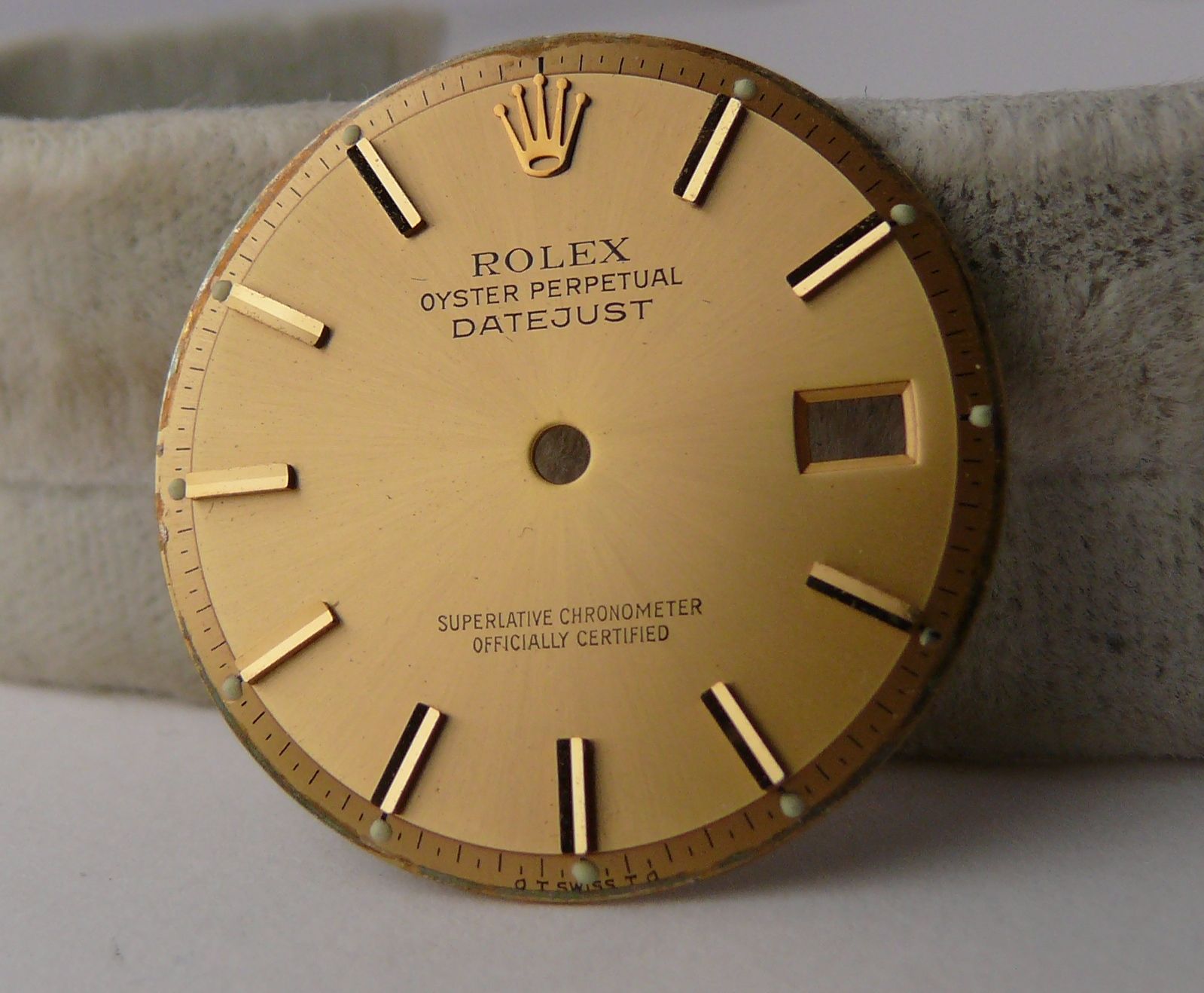 Vintage Gents Rolex Oyster Perpetual Datejust Dial 16014 16030 16234 16220. Please note dial is in - Image 4 of 6