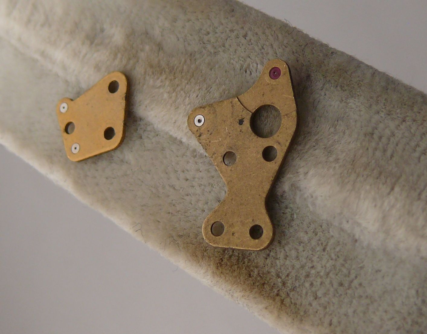 Vintage Breitling calibre 12 Movement Bridge. Both are in used condition, as can be seen from the - Image 3 of 3