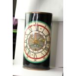 Vintage Fornasetti umbrella stand, lacquer finish with watch face design, sticker to base,