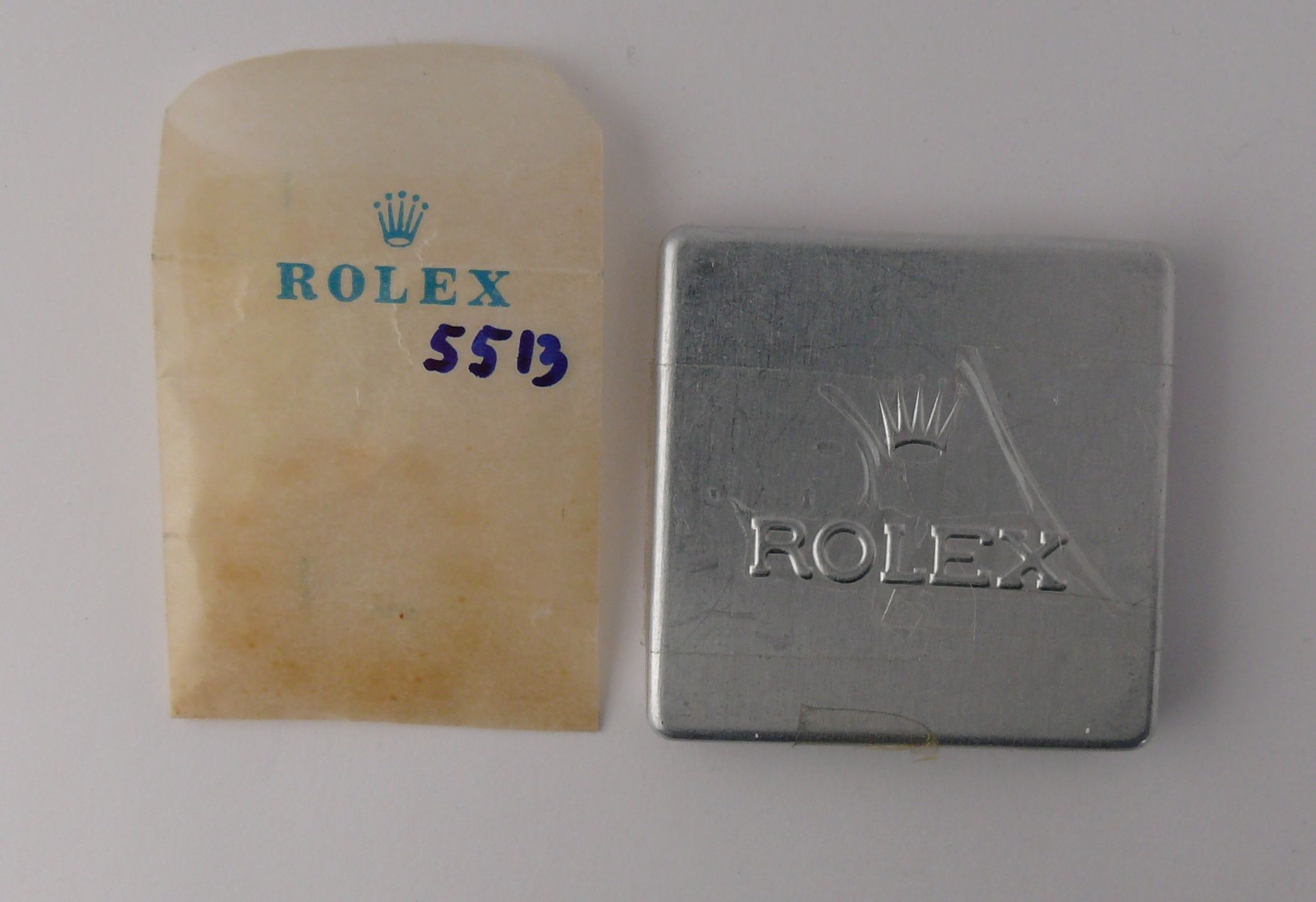 rolex metal tiffin box numbered 5513 - Image 2 of 3